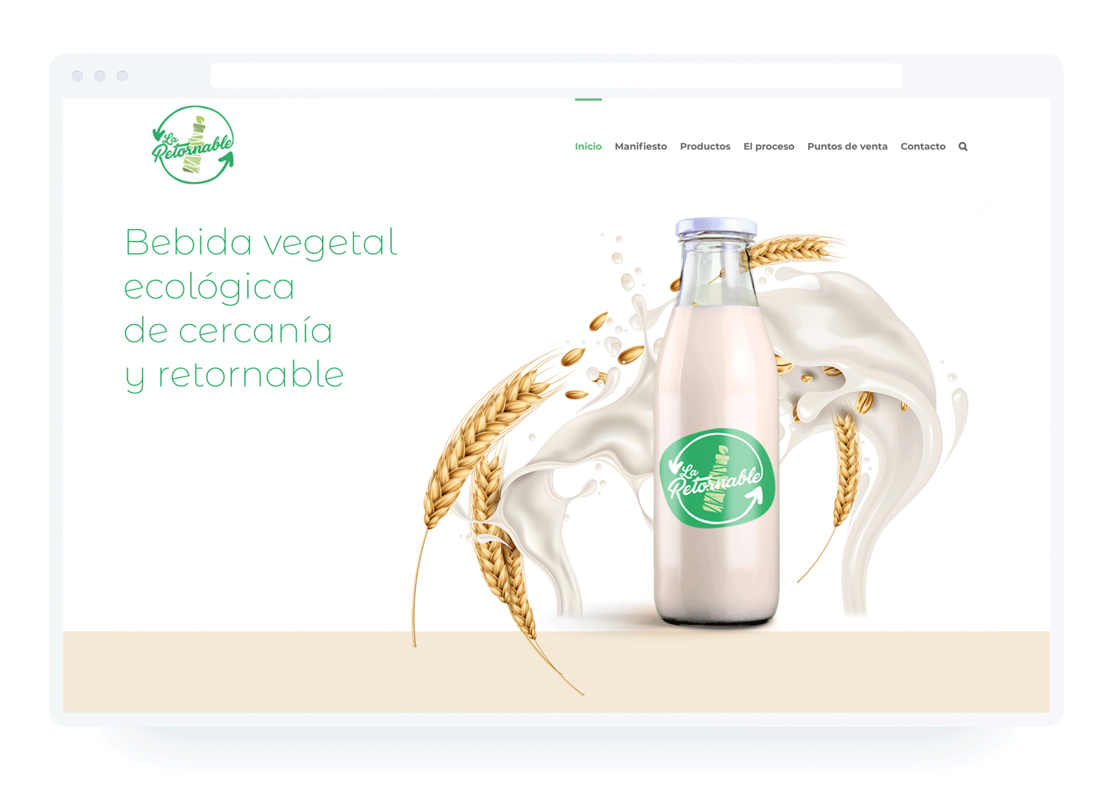 Diseño web para La Retornable