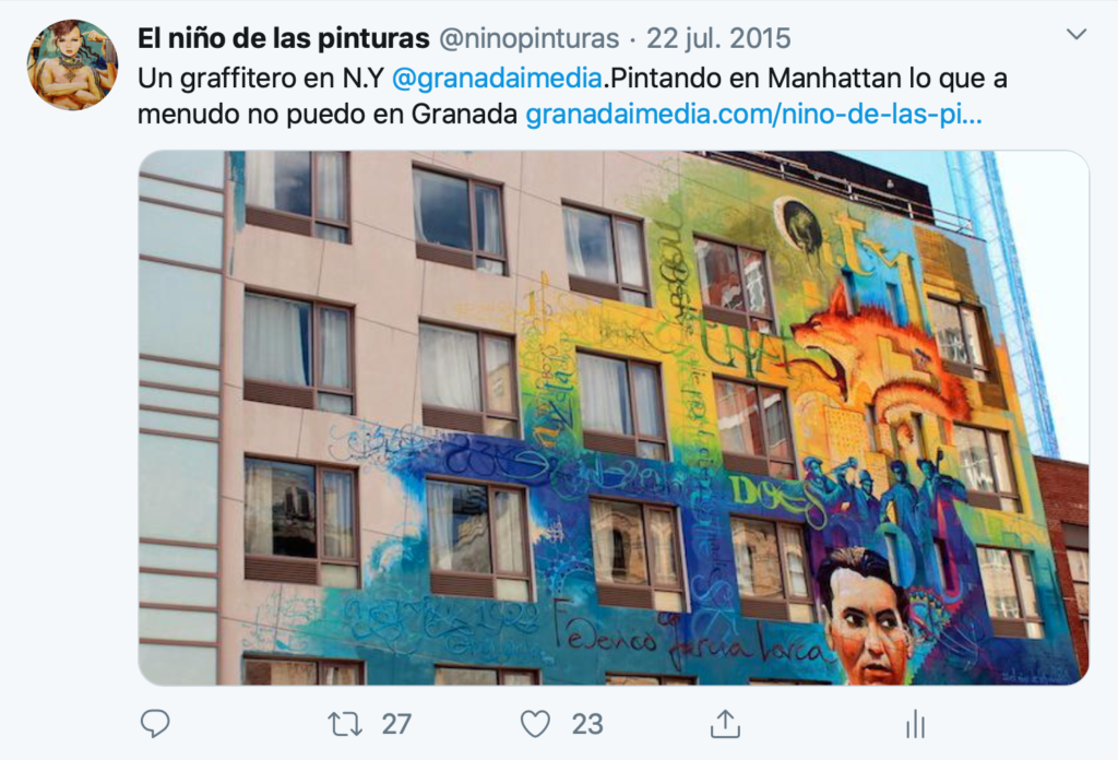 Twitter de el niño de las pinturas